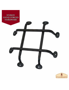 Verboden bar grill voor deuren (27x29 cm.)