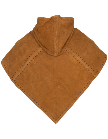 Gugel middeleeuws in beige ante