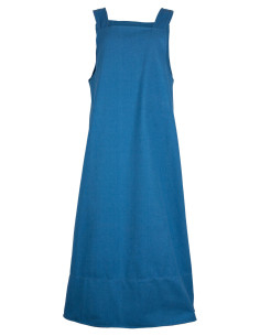 Schürzenkleid Modell Lientje, hellblaue Farbe