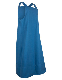 Schürzenkleid Modell Lientje, hellblaue Farbe 2