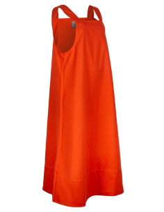 Schürzenkleid Modell Lientje, Farbe Orange 2