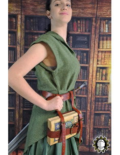 Medievale boekenhouder voor model Tarryon, bruine kleur 2