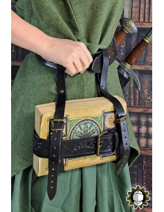 Mittelalterlicher Bücherhalter für Gürtel Modell Tarryon,...