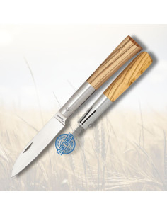 Albainox-Messer mit Zebra-Holzgriff (18,8 cm)