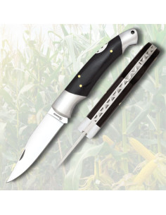 Albainox zakmes met zwarte stamina handgreep (18,5 cm.)
