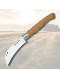 Navaja Extremeña con bloque mango madera (19 cm.)
