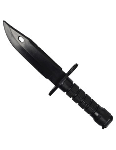 Trainingsbayonetmes in plastic, kleur zwart