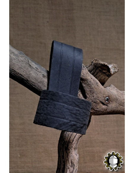 Lederholster für Dolche, schwarz