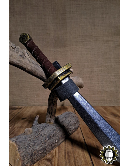 Læderhylster til dolke, sort