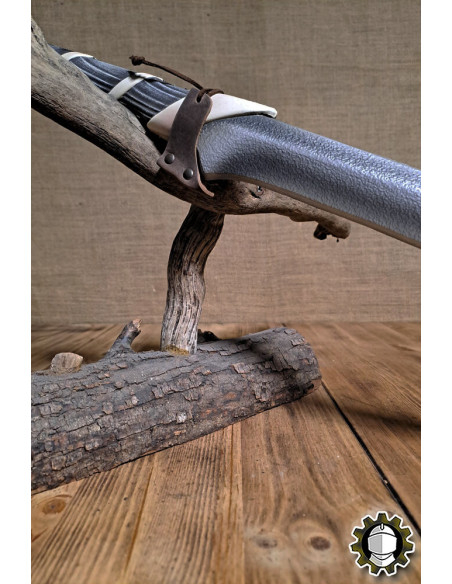 Leren schede voor zwaarden, kleur bruin