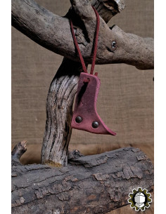Lederholster für Schwerter, rote Farbe