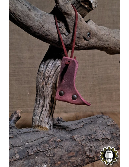 Lederholster für Schwerter, rote Farbe