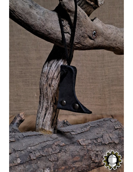 Læderholster til sværd, sort