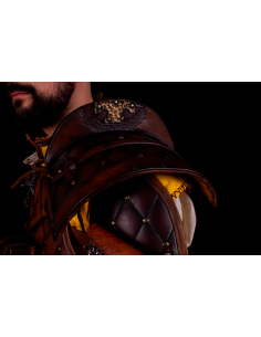 Schouderstuk krijger Explorer bruin (1 eenheid) 2