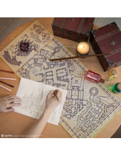 Bureau mat Marauder Map van Harry Potter