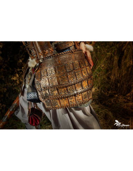 Tassets of Barbarische Schorten met riem