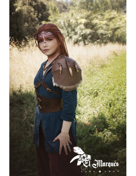 Kleine Leder-Schulterplatte Modell...