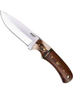 Abenteuerliches Messer mit Lederhülle (20,5 cm)