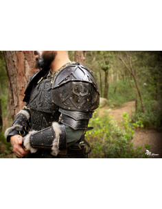 Hombrera nórdica en cuero modelo Baldur 2