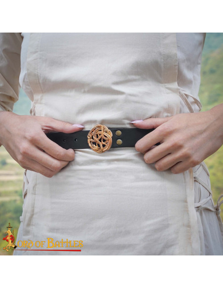 Vikingse slangenriemgesp, van brons