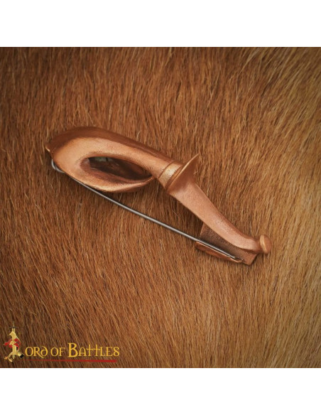 Romeinse fibula van brons: lengte 8,5...