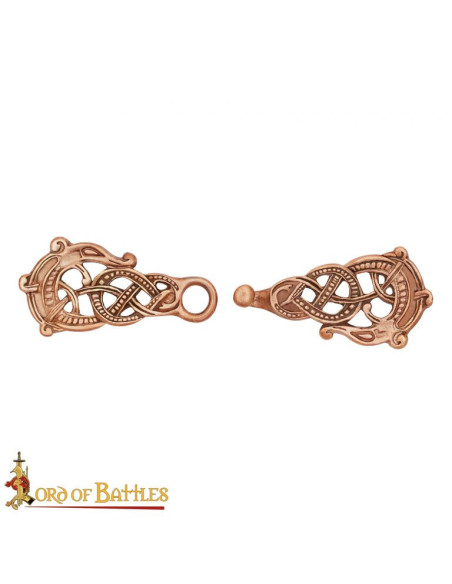 Broche Vikingo para capas en bronce