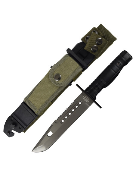 Überlebensmesser mit Scheide (30,7 cm.)