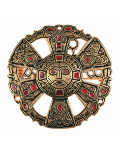 Middeleeuwse bronzen broche uit Limons, Frankrijk