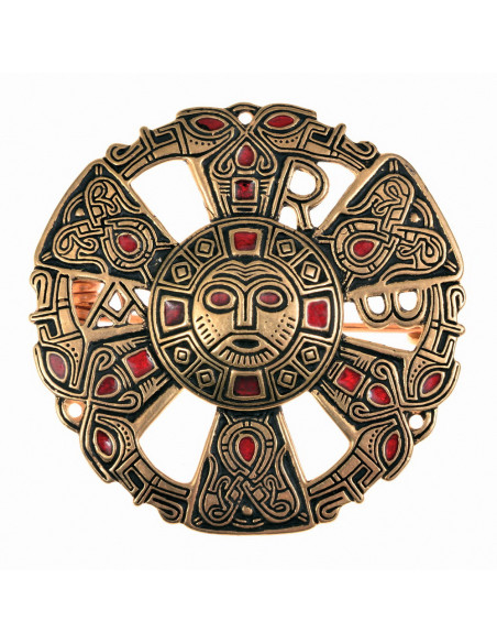 Broche medieval bronce de Limons,...