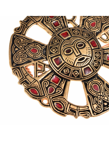 Broche medieval bronce de Limons,...