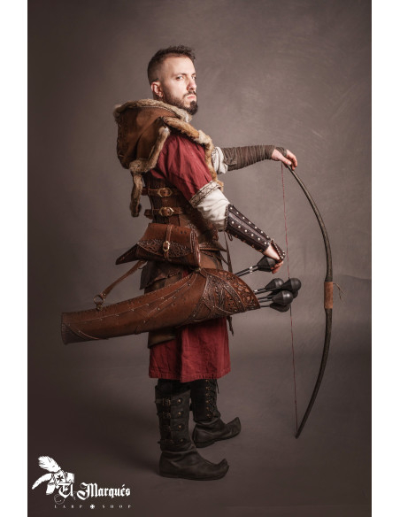 Carcaj para flechas de LARP con bolsa