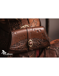 Bolsa nórdica de cuero Baldur
