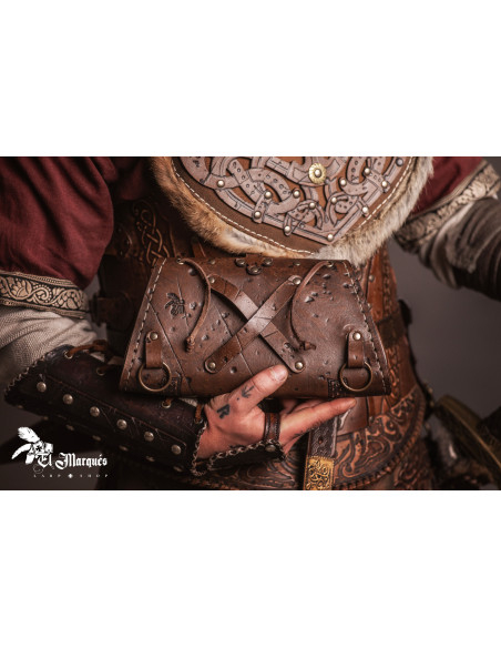 Noordse leren tas Baldur