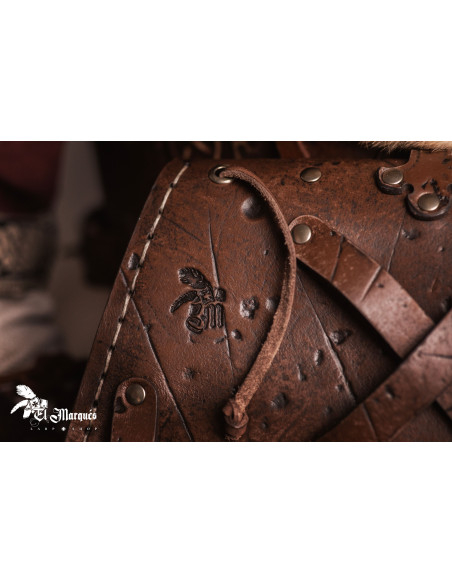 Noordse leren tas Baldur