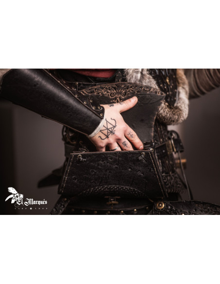 Noordse leren tas Baldur