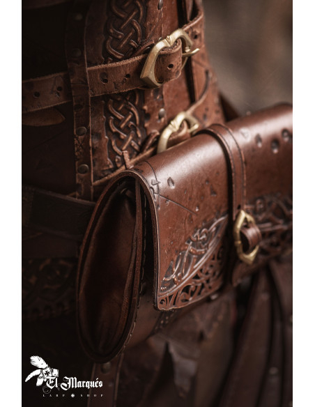 Nordische Leder Tasche Baldur