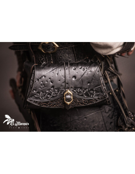 Bolsa nórdica de cuero Baldur