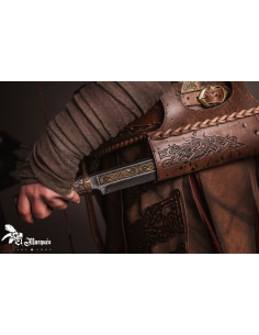 Vaina de cuero Baldur para cuchillos Seax 2