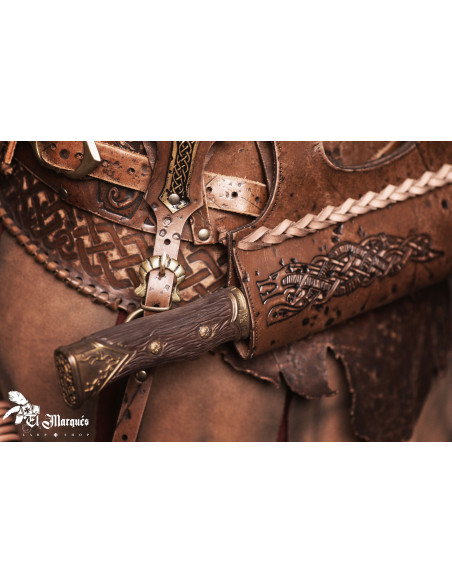 Leren hoes Baldur voor Seax-messen Leren hoes Baldur voor Seax-messen
