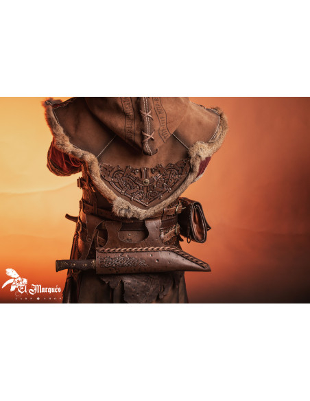 Leren hoes Baldur voor Seax-messen Leren hoes Baldur voor Seax-messen