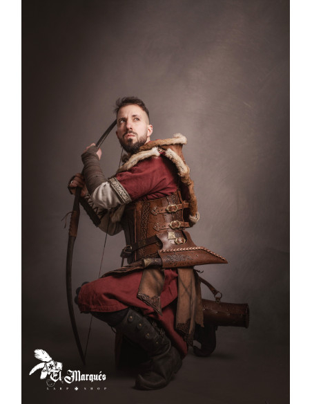 Leren hoes Baldur voor Seax-messen Leren hoes Baldur voor Seax-messen