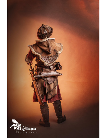 Leren hoes Baldur voor Seax-messen Leren hoes Baldur voor Seax-messen