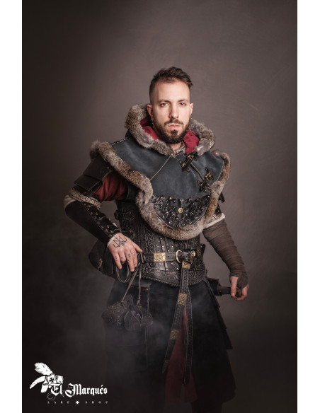 Vikingehætte og skulderbeskytter Baldur