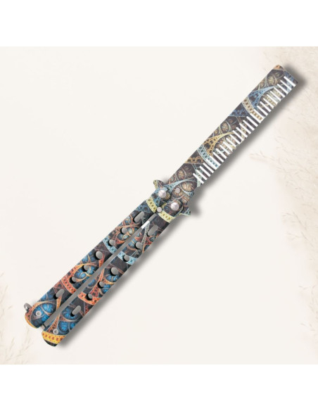 Schmetterlingsmesser Kamm SteamPunk