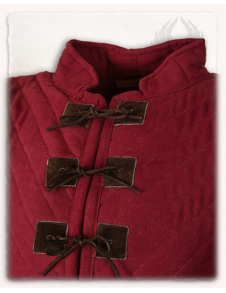 Mittelalterlicher Gambeson Diana in Rot
