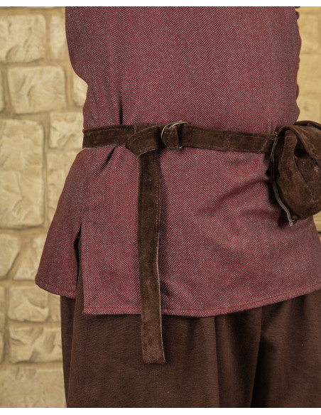 Rickar-Gürtel mit 5 Taschen - Braun