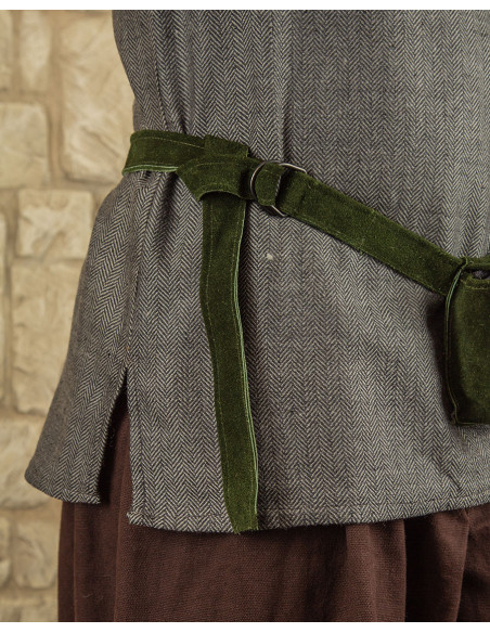 Rickar-Gürtel mit 5 Taschen - Grün