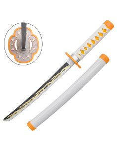 Mini Katana Zenitsu Agatsuma, blad in bamboe