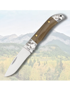 Albainox messtaal met acryl handvat (14,9 cm.)