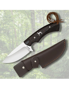 Jagtkniv Albainox med etui, Spansk Podenco